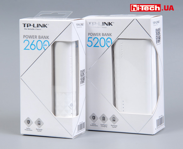 Внешние аккумуляторы TP-LINK TL-PB5200, TP-LINK TL-PB2600