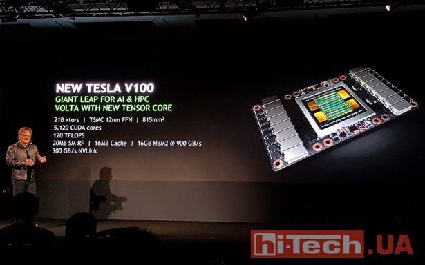 NVIDIA Tesla V100 keynote Computex 2017 01
