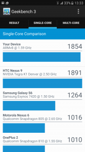Samsung Galaxy S7 GeekBench 1