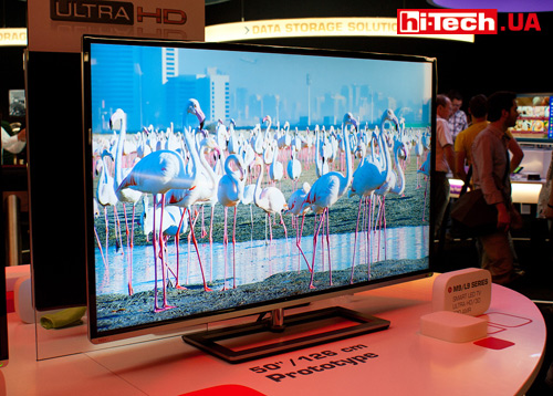 Toshiba смогла выделиться, показав прототип 50-дюймового UHD-телевизора. <a href=