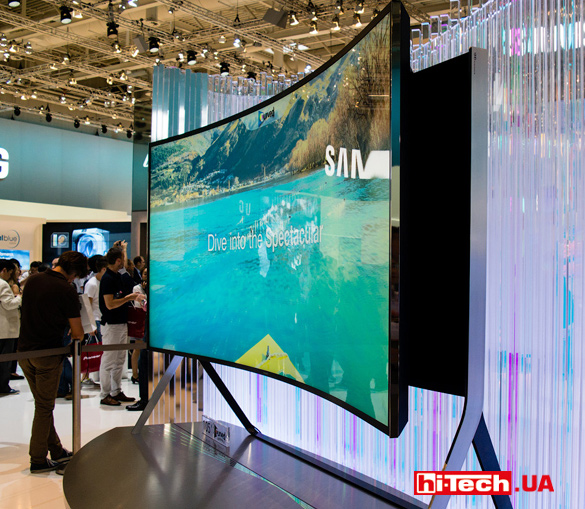 Телевизоры Samsung с изгибающимся экраном