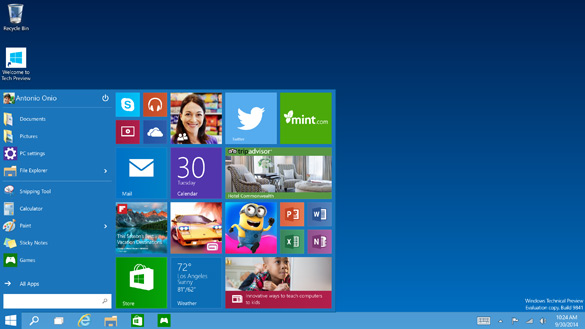 Windows10 desktop