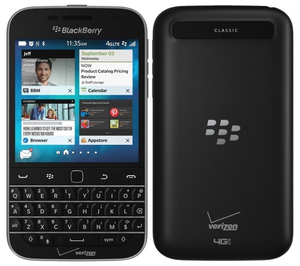 Новый смартфон BlackBerry Classic для конфиденциальности будет без
