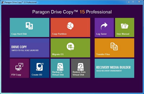 paragon drive copy professional 15