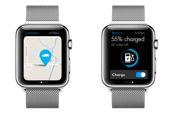 Car-Net app for Apple Watch