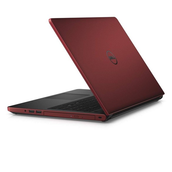 Dell Vostro 15 3000 Series (Model 3558, Codename Van Gogh) Non-Touch 15-inch notebook with Intel Broadwell (BDW) processor, in color red.