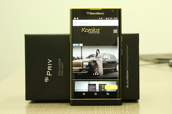 Gold Blackberry Priv Karalux