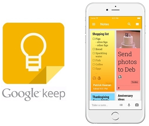 Google Keep ios