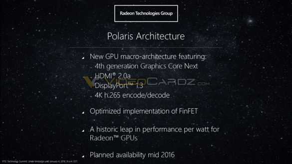 AMD Polaris нововведения