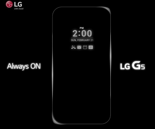 LG G5 AlwaysON screen
