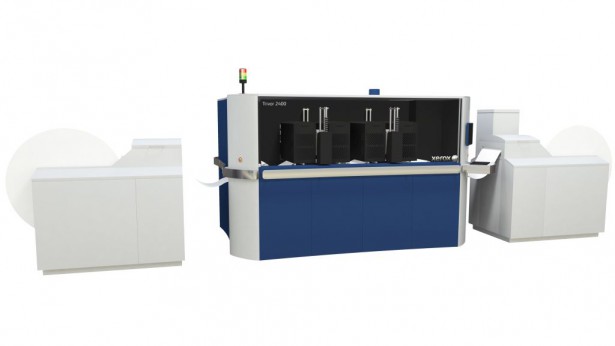 The Xerox Trivor 2400 Inkjet Press is a new high-speed, continuous feed inkjet press. The press enables printers to grow and upgrade capacity with ease and offers the speed, image quality and automation capabilities needed for growth in key application segments. <a href=