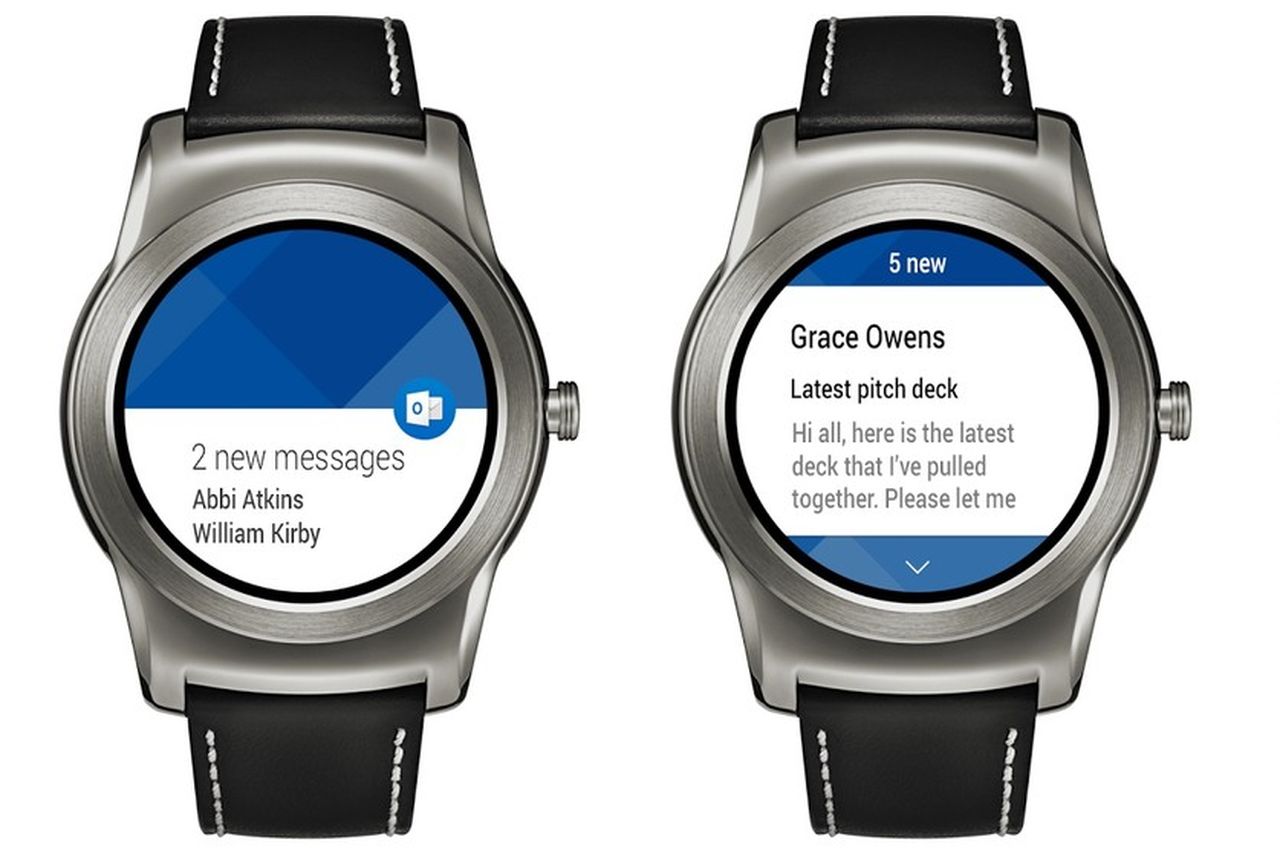 Microsoft Outlook android wear