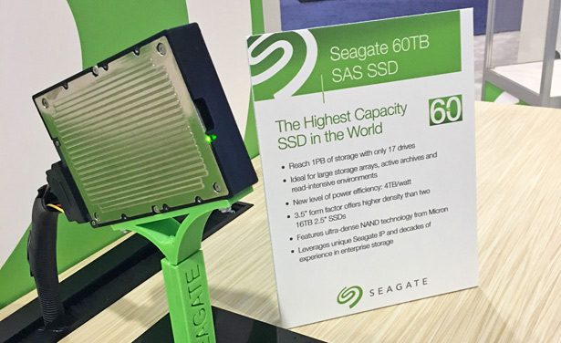 Seagate 60TB SAS SSD. Фото с сайта engadget.com