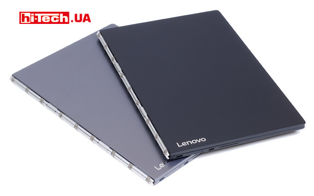 Lenovo Yoga Book на базе Android (серый) и Windows (черный)