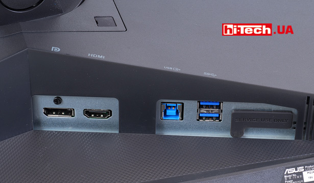 Полная функциональность монитора обеспечивается только при подключении по DisplayPort-соединению