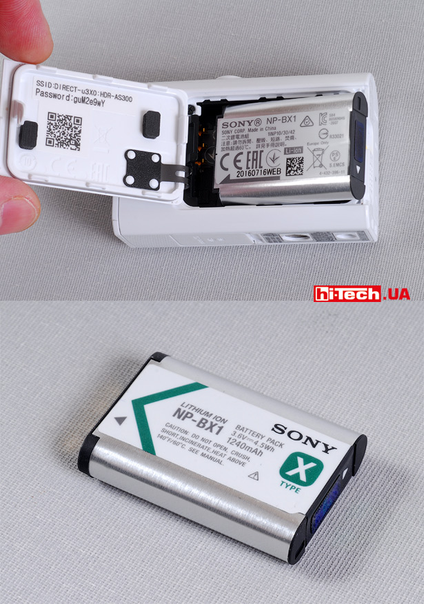 Аккумулятор Sony HDR-AS300 (Sony NP-BX1)