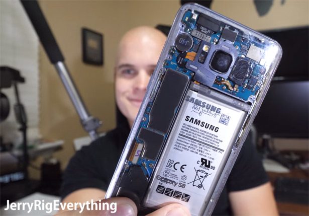 JerryRigEverything Samsung Galaxy S8