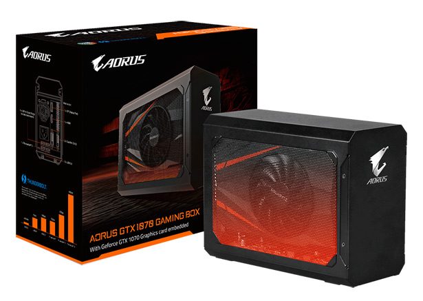 Внешняя видеокарта AORUS GTX 1070 Gaming Box