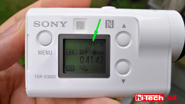 Предупреждение о перегреве камеры Sony FDR-X3000