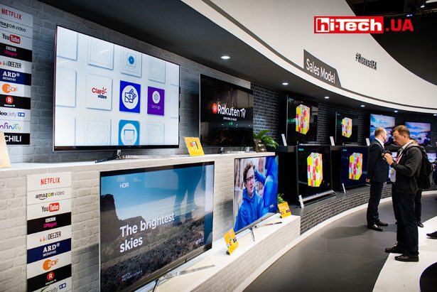 Телевизоры Hisense на выставке IFA2017