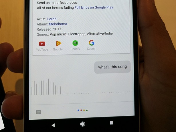Google Assistant what is the song