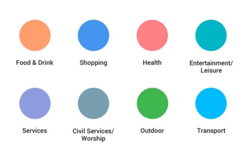 google maps new colors