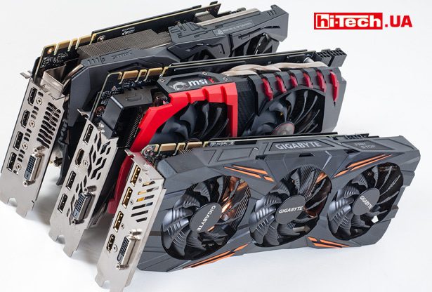 Видеокарты ASUS, Gigabyte, MSI на базе NVIDIA GeForce GTX 1070 Ti