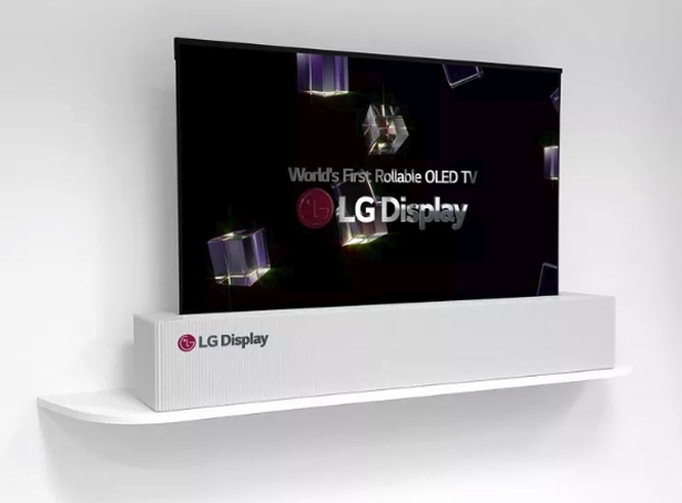 Компания LG показала сворачивающийся в рулон 65-дюймовый OLED-дисплей
