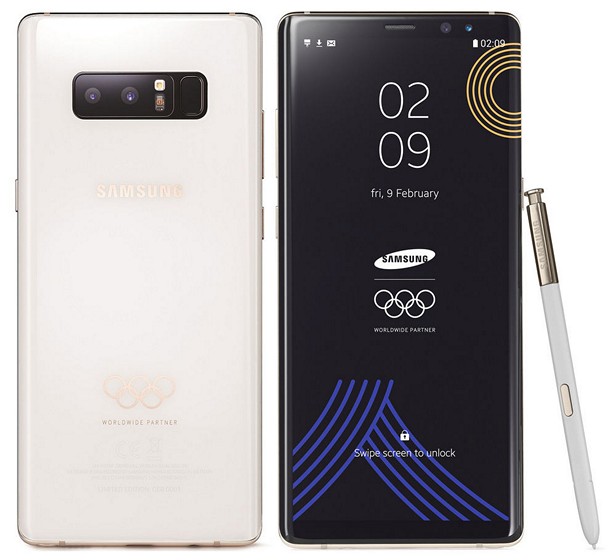 Samsung Galaxy Note8 PyeongChang 2018 Olympic Games Limited Edition 0