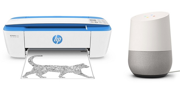 HP printer with Google Assistant