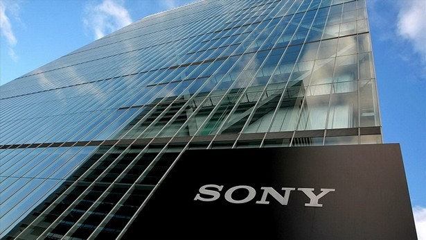 Sony logo building