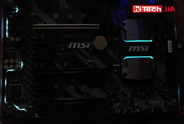 Подсветка MSI Z370 Tomahawk