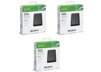 Внешние накопители SSD Sony SL-EG2, SL-EG5 и SL-E1