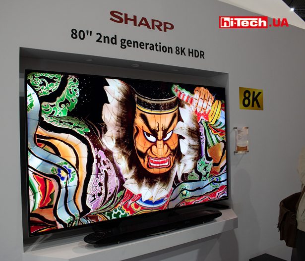 Sharp отличилась демонстрацией уже второго поколения 8K-телевизоров