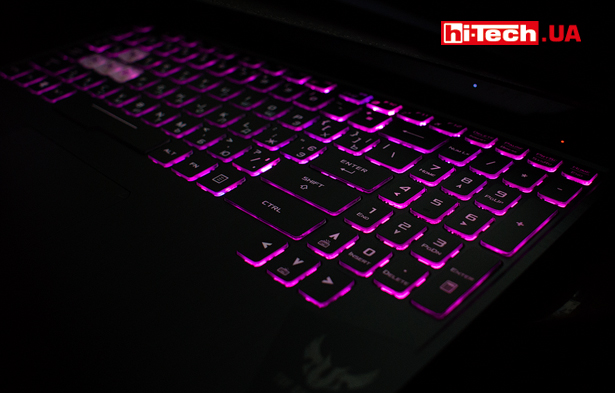 AURA RGB-подсветка клавиатуры игрового ноутбука ASUS TUF Gaming FX505G