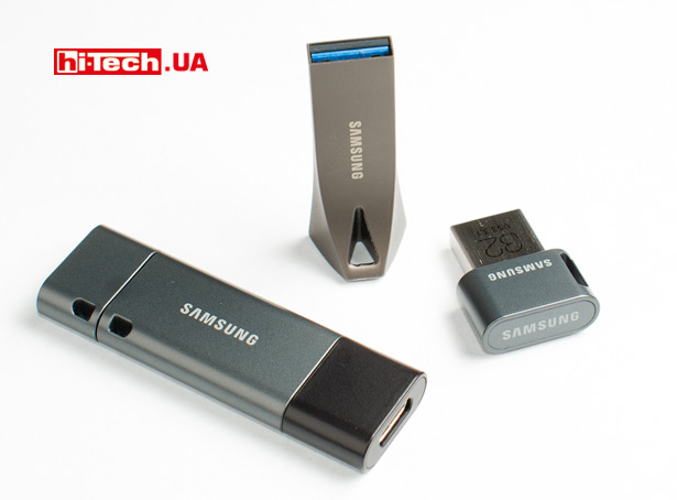 USB-флешки Samsung DUO Plus, BAR Plus и FIT Plus