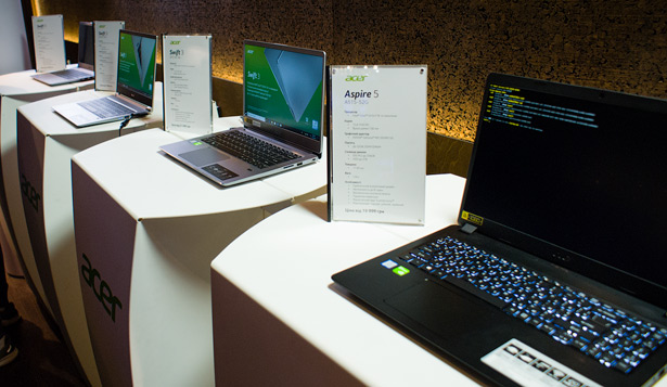 Презентация ноутбуков и мониторов Acer в Украине