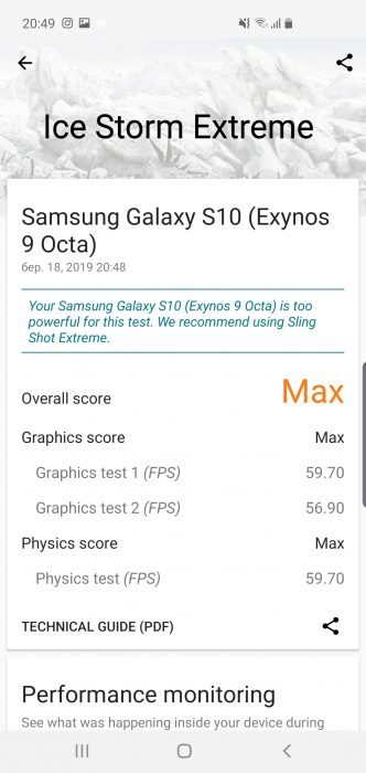 3D Mark for Samsung Galaxy S10