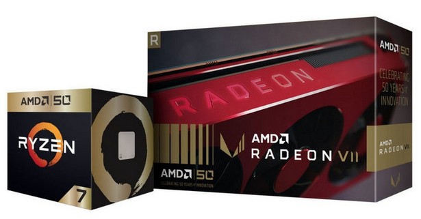 AMD Ryzen 2700x Radeon VII Gold Edition