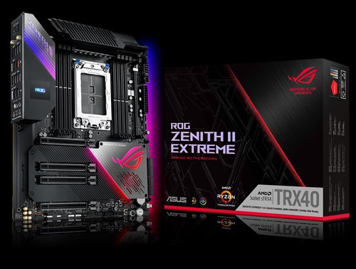 Материнская плата ASUS ROG Zenith II Extreme на базе платформы TRX40