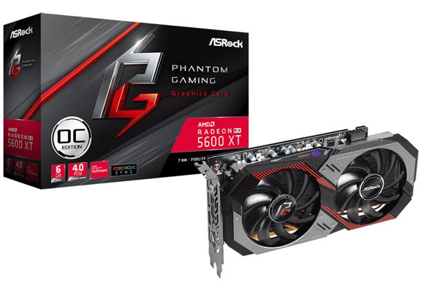 ASRock Radeon RX 5600 XT Phantom Gaming D2 6G OC