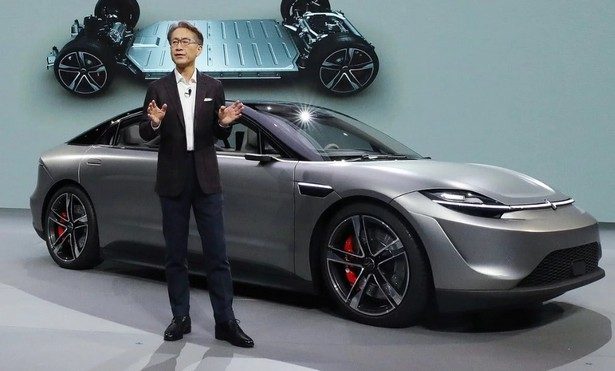 sony ces 2020 electric car