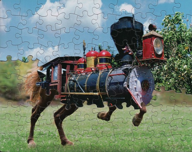 Jigsaw fake photo
