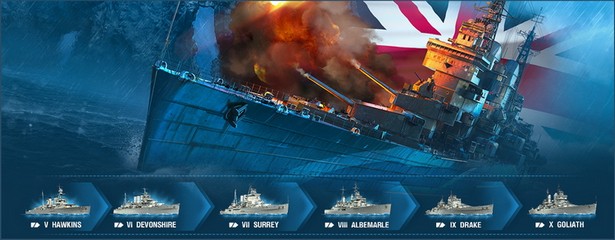 World of Warships GB ships