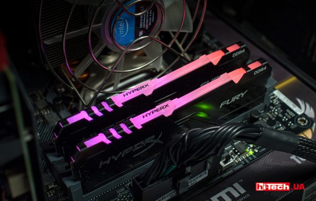 Подсветка Kingston HyperX FURY DDR4 RGB