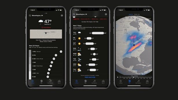 Dark Sky app