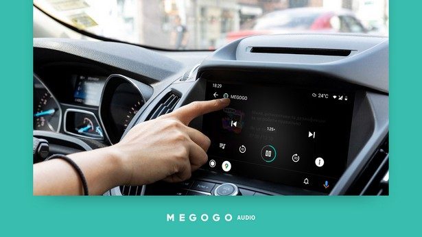 MEGOGO Audio на Android Auto