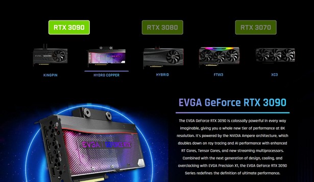 EVGA GeForce RTX 3000