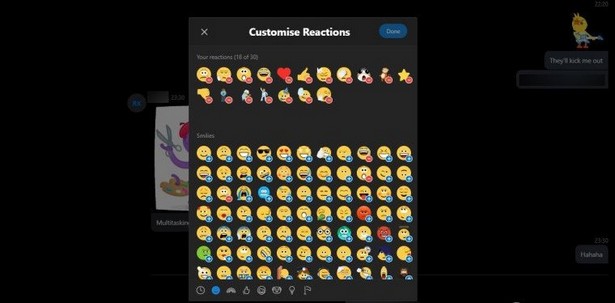 Skype emoji