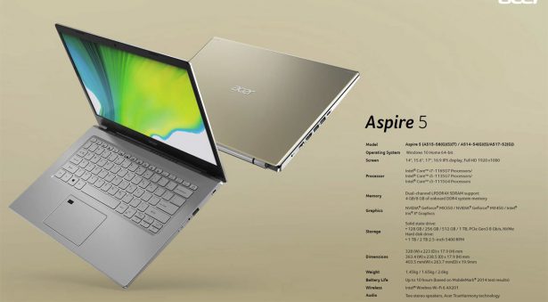 Характеристики Acer Aspire 5